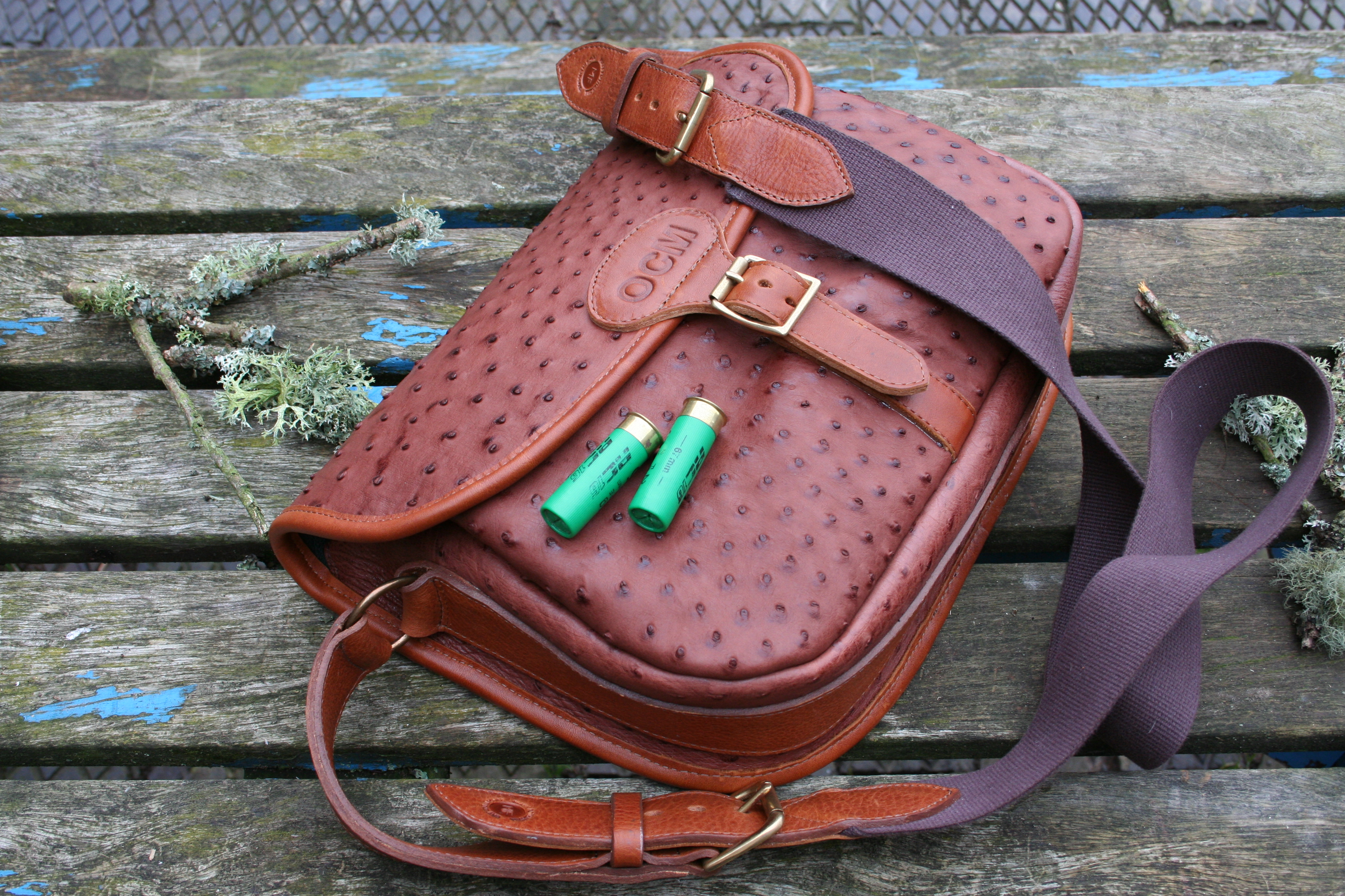 Delbury Ostrich Cartridge Bag