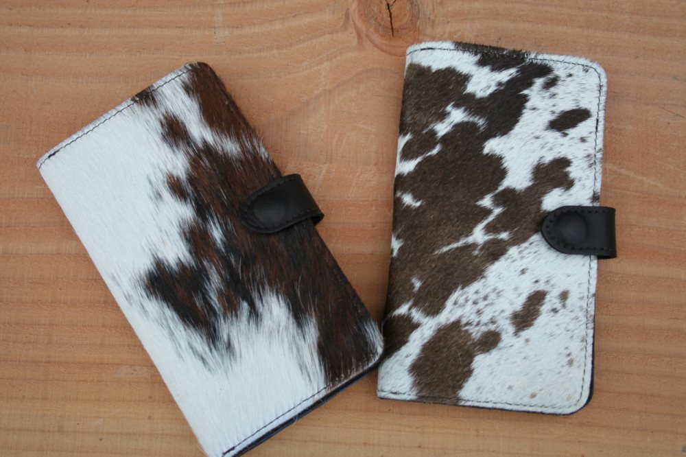 Large cow hair purse