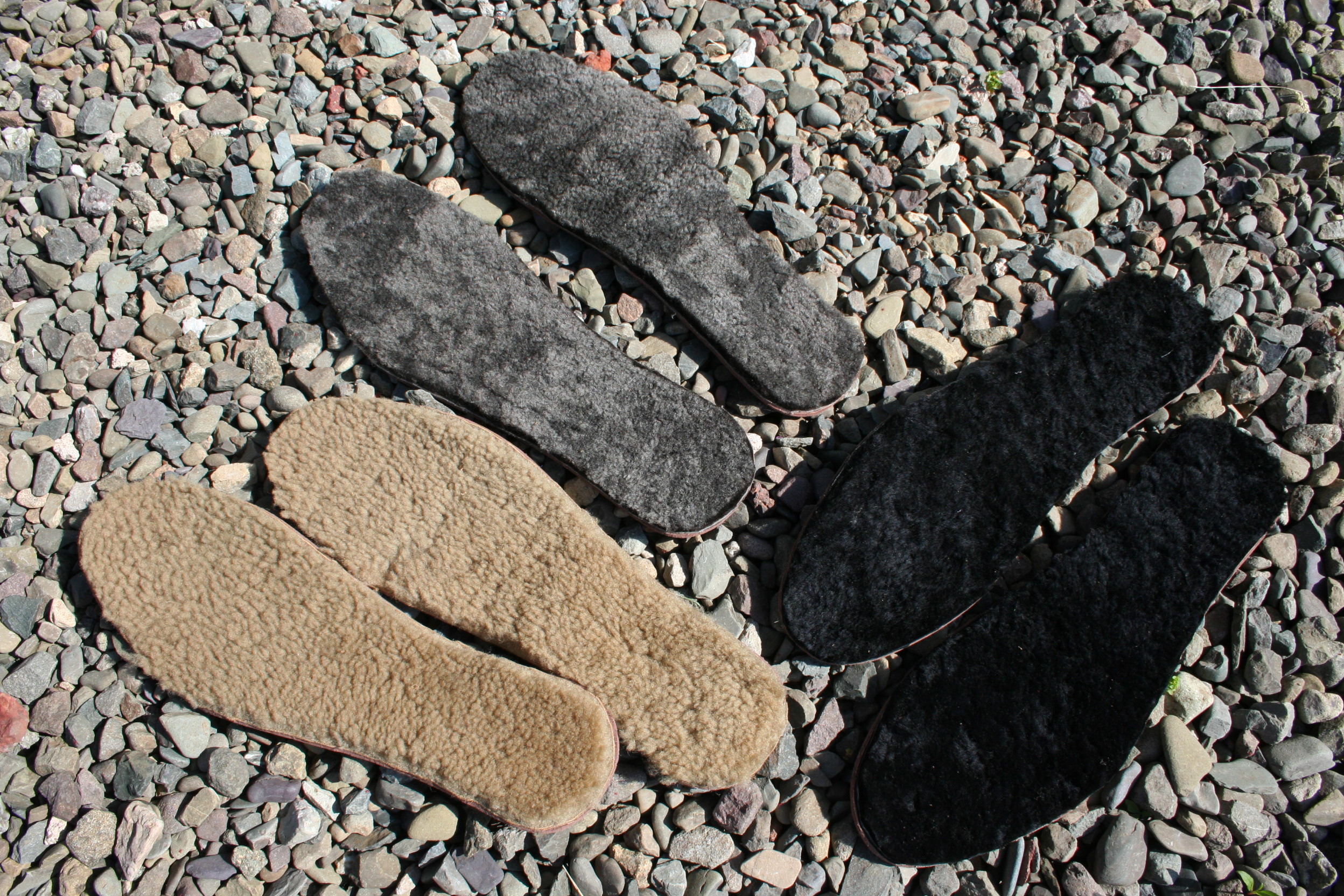 Sheepskin insoles