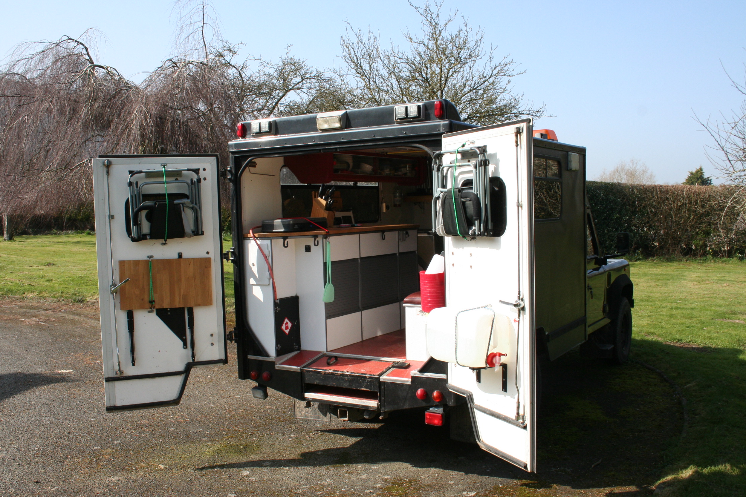 Land Rover Camper Interior Leatherwork