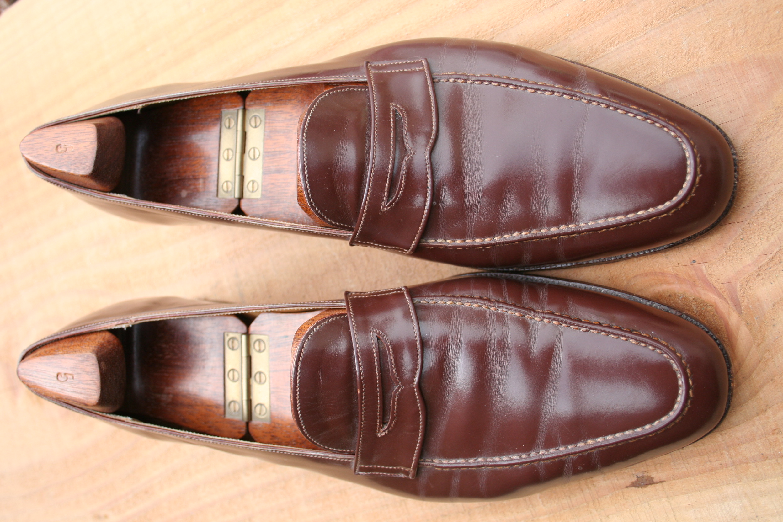 John Lobb of St  James, London, Loafers  Mid Brown SOLD