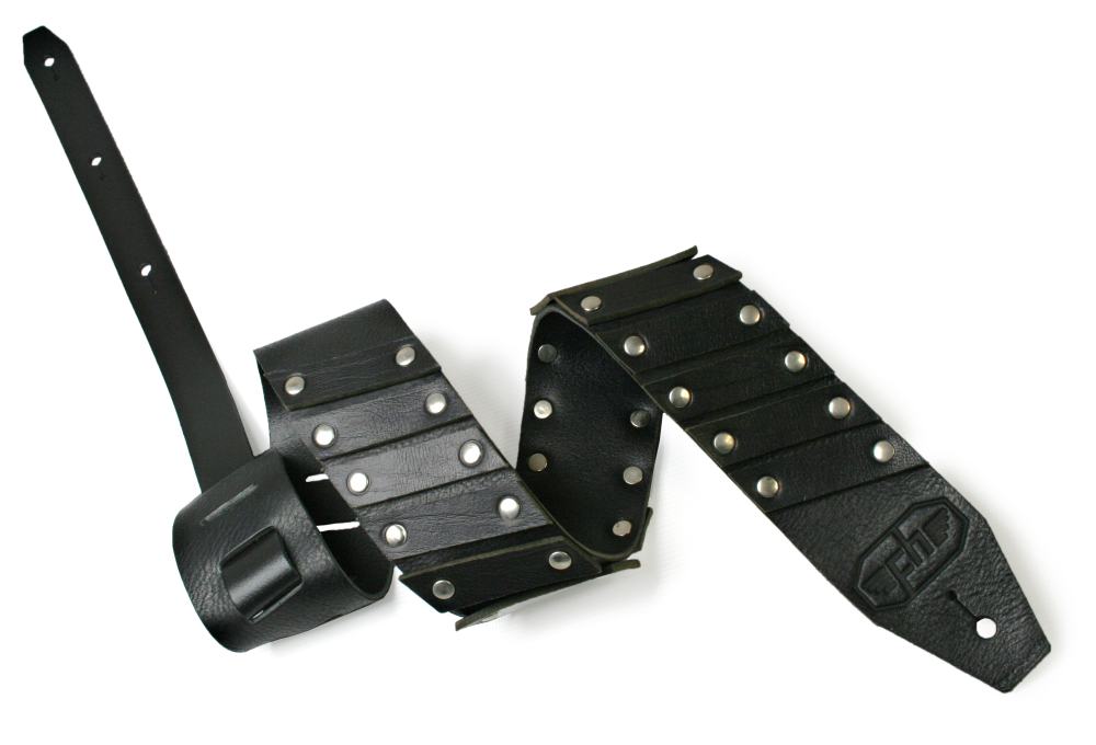 Black Rivet  profile Strap