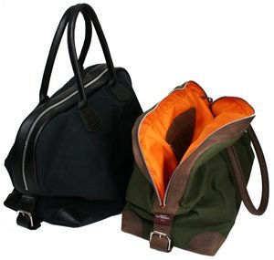Canvas & Leather Corner Kitbags